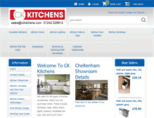 Tablet Screenshot of ckkitchens.com
